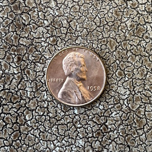 1958 P Lincoln Wheat Penny BU 1 Cent Brilliant Uncirculated Coin - Free Shipping