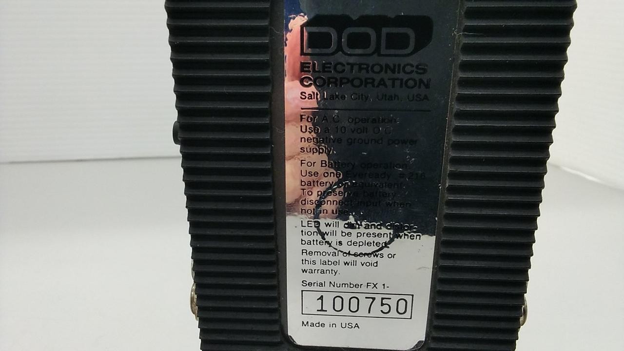 DOD FX-17 Wah/Volume Pedal From Japan