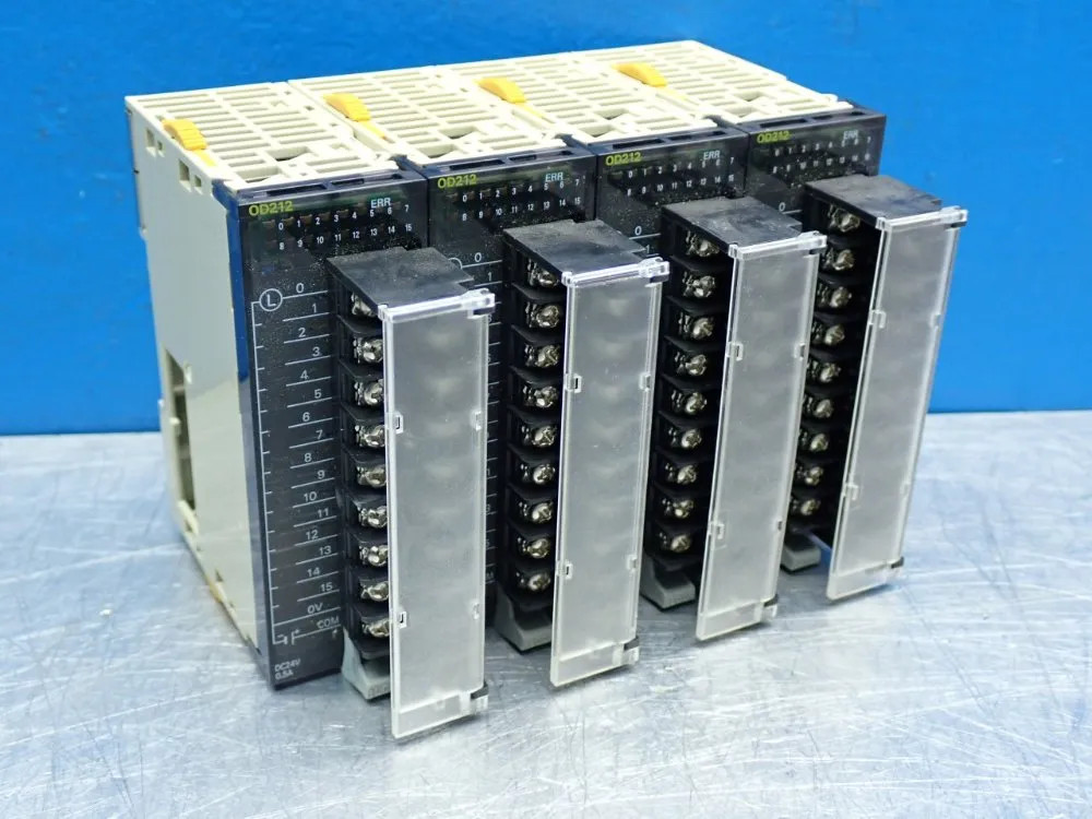 OMRON CJ1W-OD212 16-POINT OUTPUT MODULE, 4PCS  12250980465