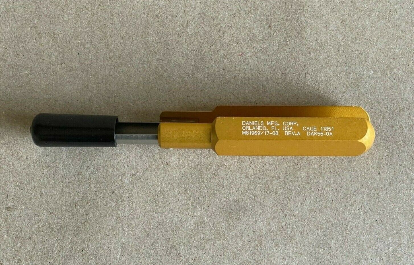 Daniels DMC DAK55-0A Insertion Tool  (M81969/17-08 REV A)