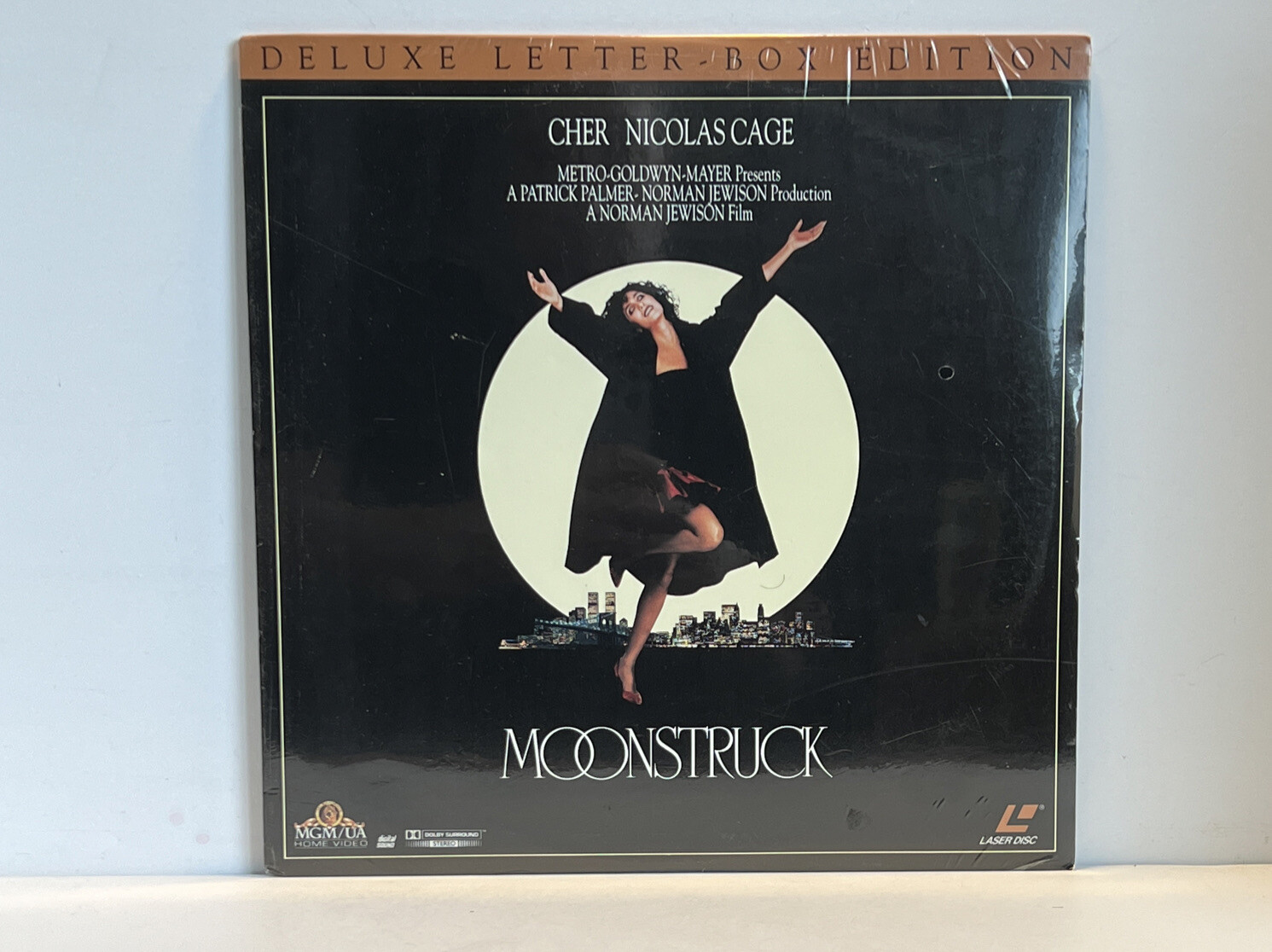 Moonstruck (Laserdisc) MGM 1987 Cher- Nicolas Cage Deluxe Letterbox Edition New