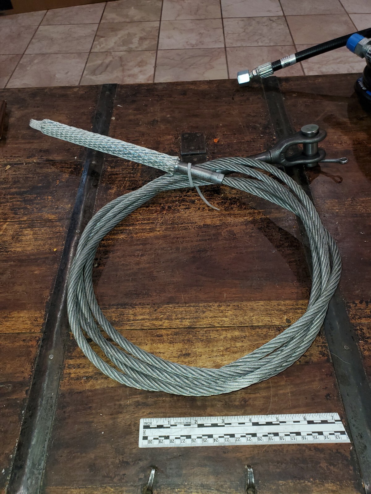 JLG GENUINE REPLACE MENT PARTS RETRACTION CABLE RUNNING PART # 91123013