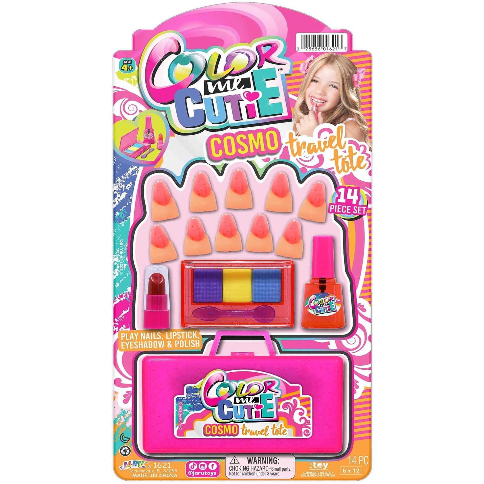 JA-RU Makeup Toy for Girls (1 1 Pack / Cosmo Set, Color Me Cutie