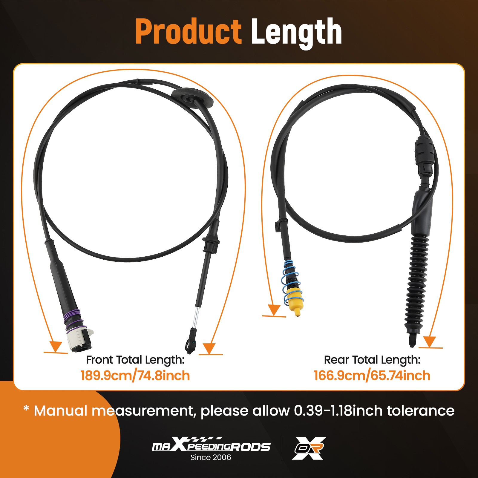 Auto Transmission Shift Control Cable for Chevy Chevrolet Silverado 12477640
