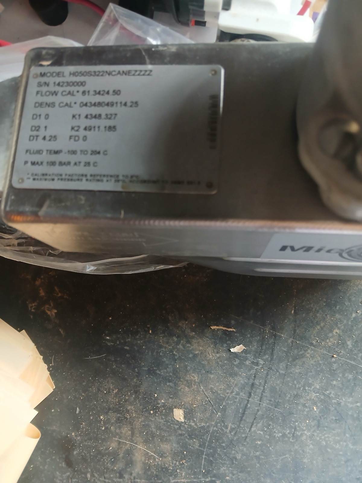 Micro Motion Flow Sensor H050S322NCANEZZZZ