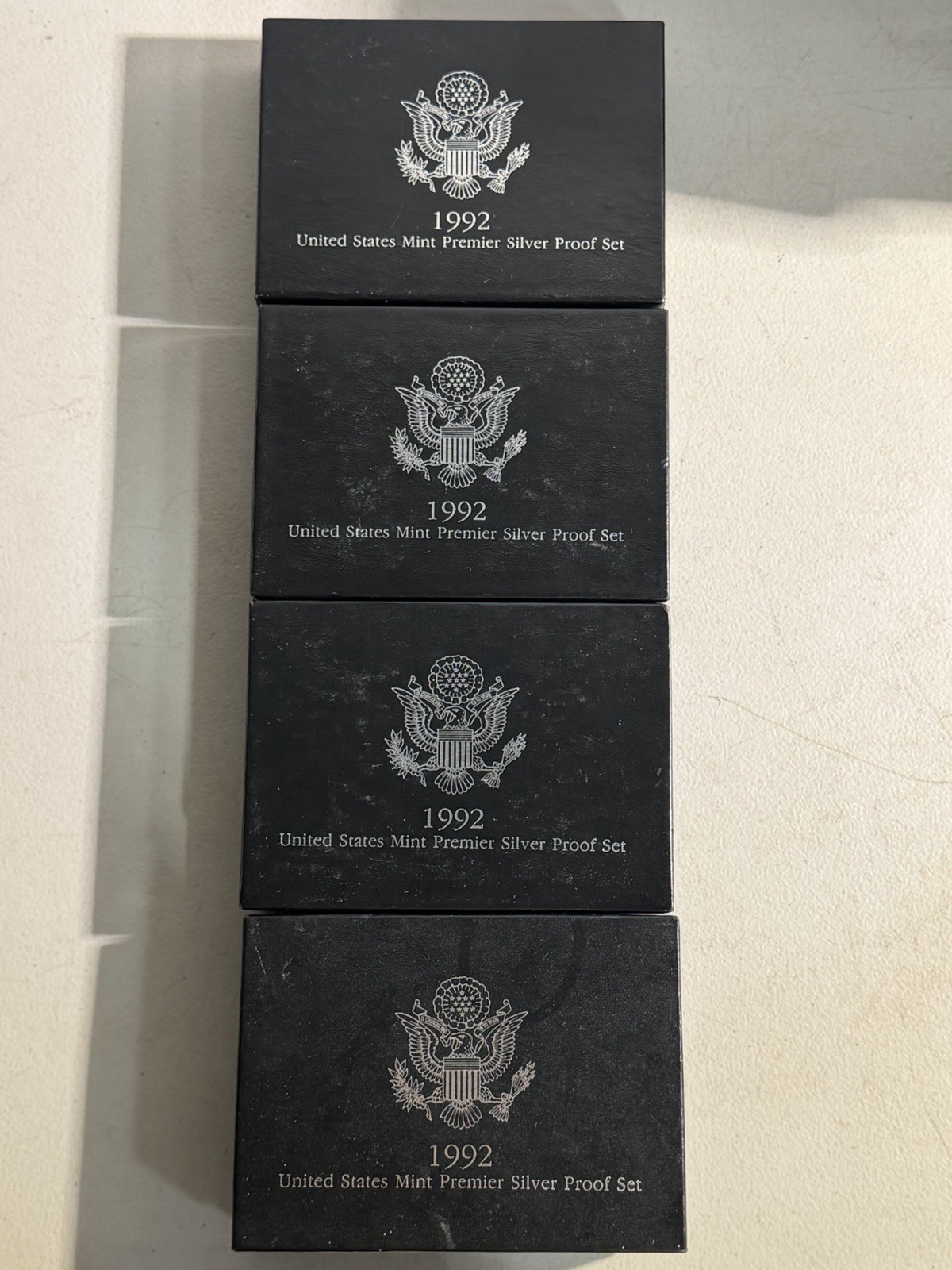 1992 United States Mint Premier Silver Proof Set Box & COA ***(NO COINS)***