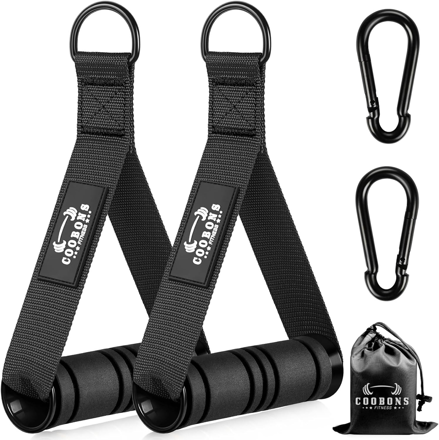 Heavy Duty Exercise Handles, Gym Cable Handles for Cable Machine Attachments, D