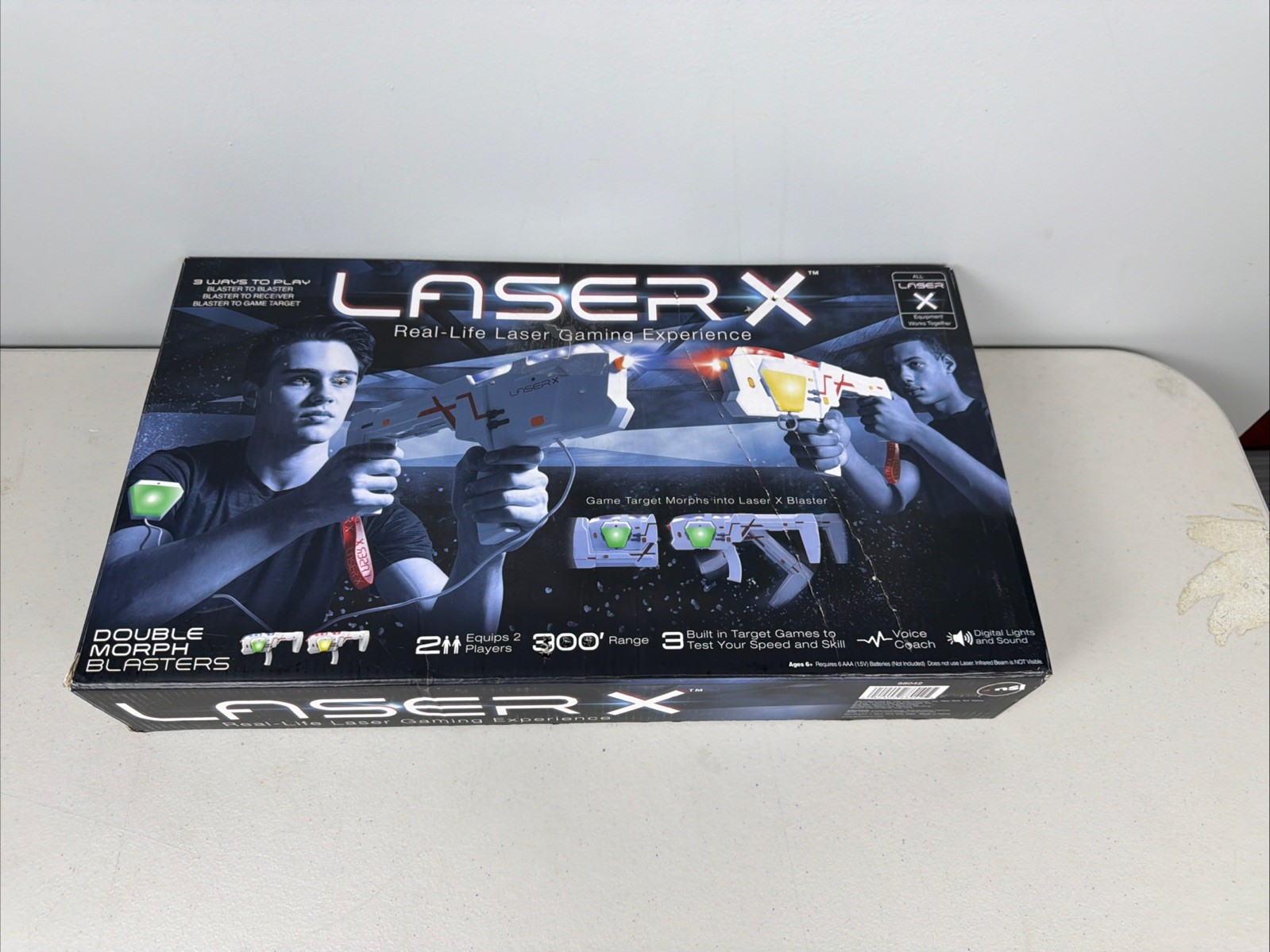 Laser X Double Morph Blasters Laser Tag Set - 88042 TESTED & WORKING