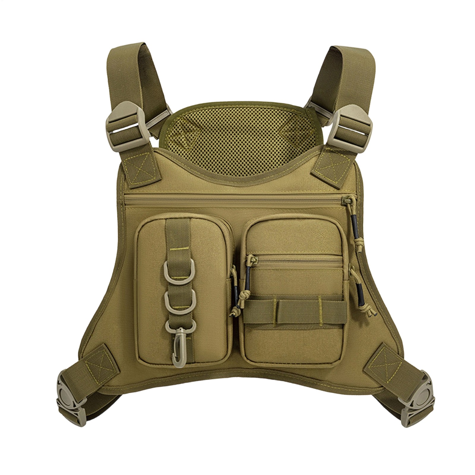 Chest Bag Lightweight Ergonomic Adjustable Storage Pouch Chest Vest Pack