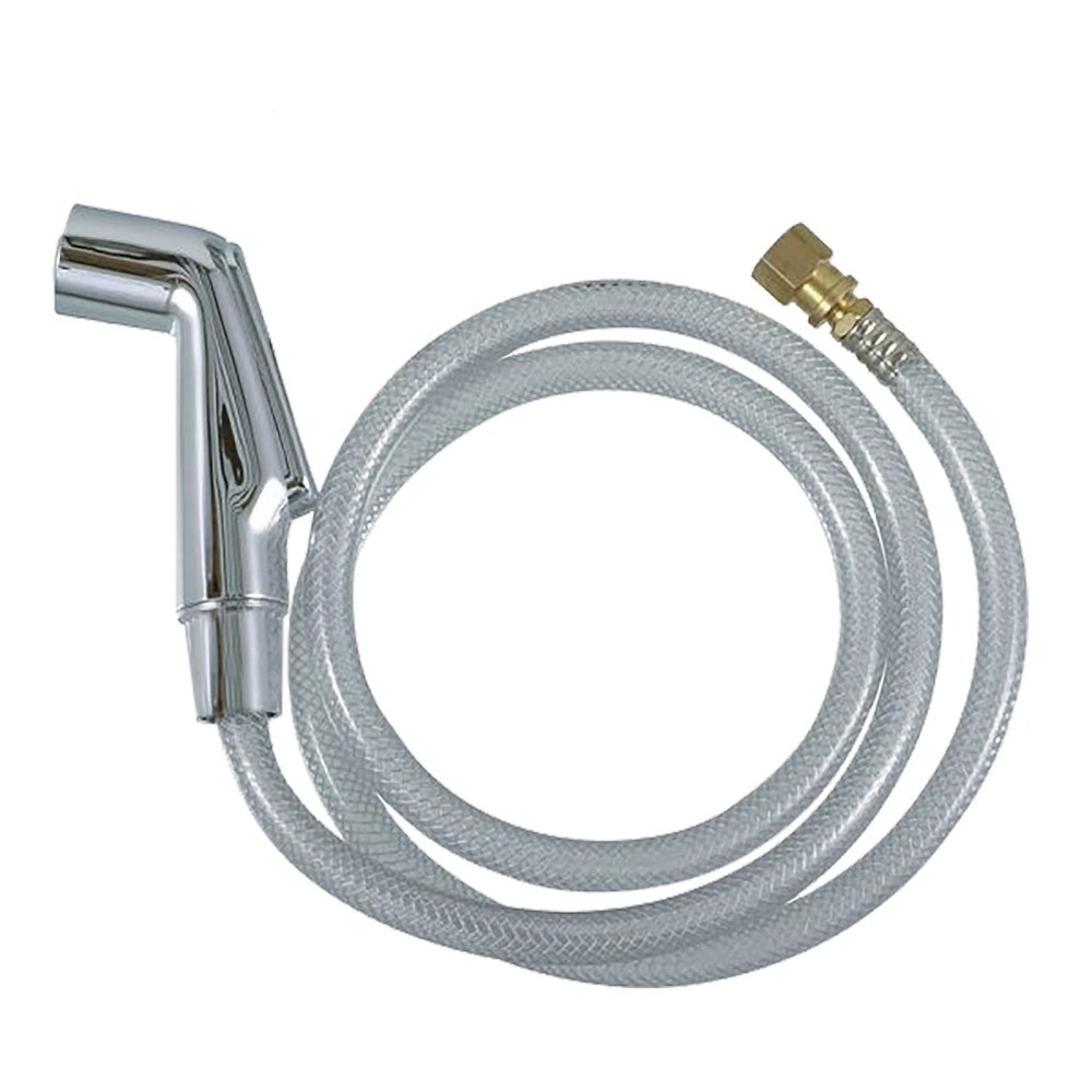 Kitchen Sink Spray Hose and Head 48 Inch Chrome Faucet Replacement Pull Down