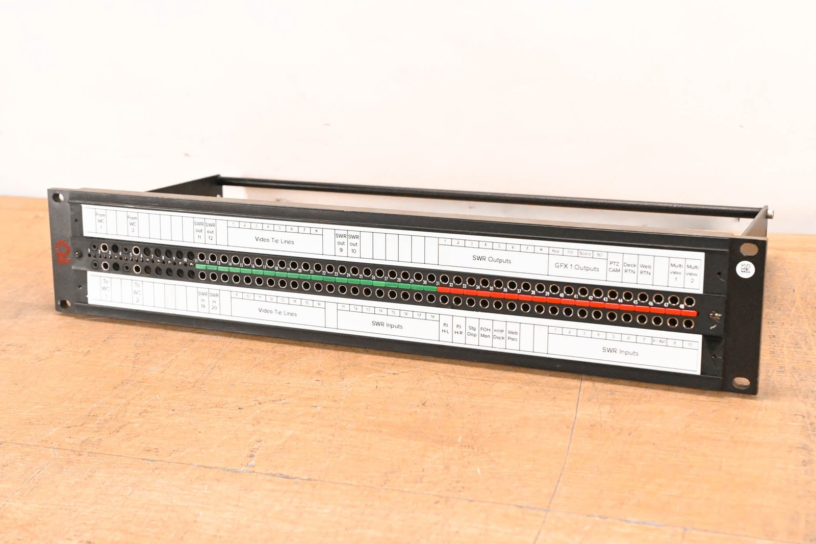 AVP SuperHD Micro 3G Video Patchbay 2RU w/ KMN75, KM75 & EV-AJHN Modules CG01WHE
