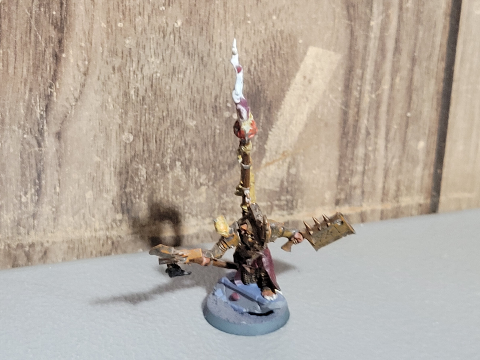 A18058 WARHAMMER FANTASY AOS SKAVEN CLAWLORD PAINTED BASED SIGMAR