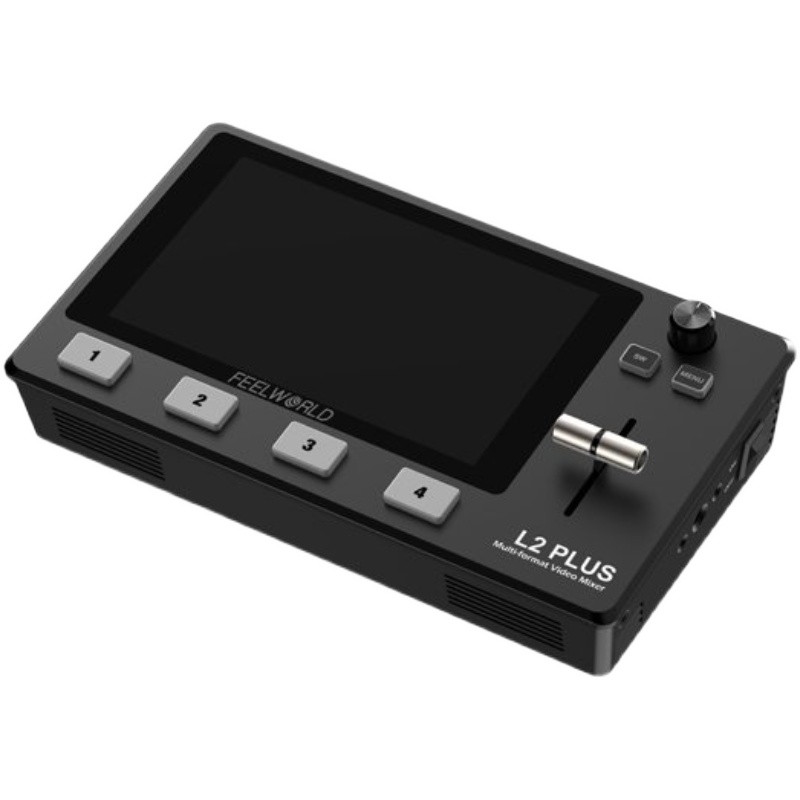 Feelworld L2 PLUS Multi-Camera Video Mixer Switcher 5.5" Touch PTZ Control Panel