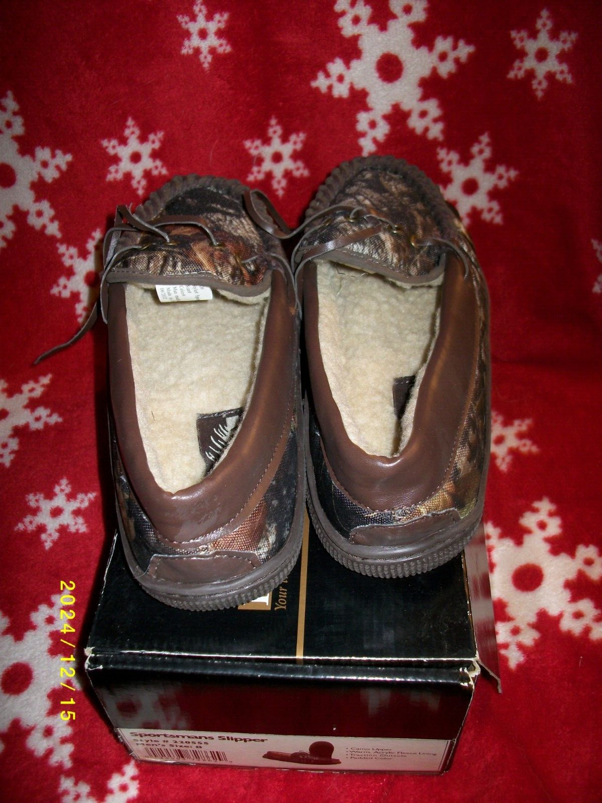 Mens Itasca Sportmens Slippers Size 8