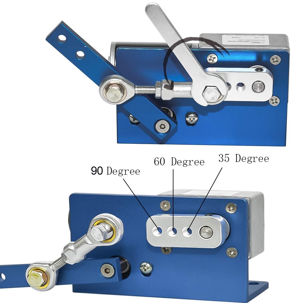 DIY Design DC 12V Linear Actuator Reciprocating Motor Stroke 90 Degrees Low S...