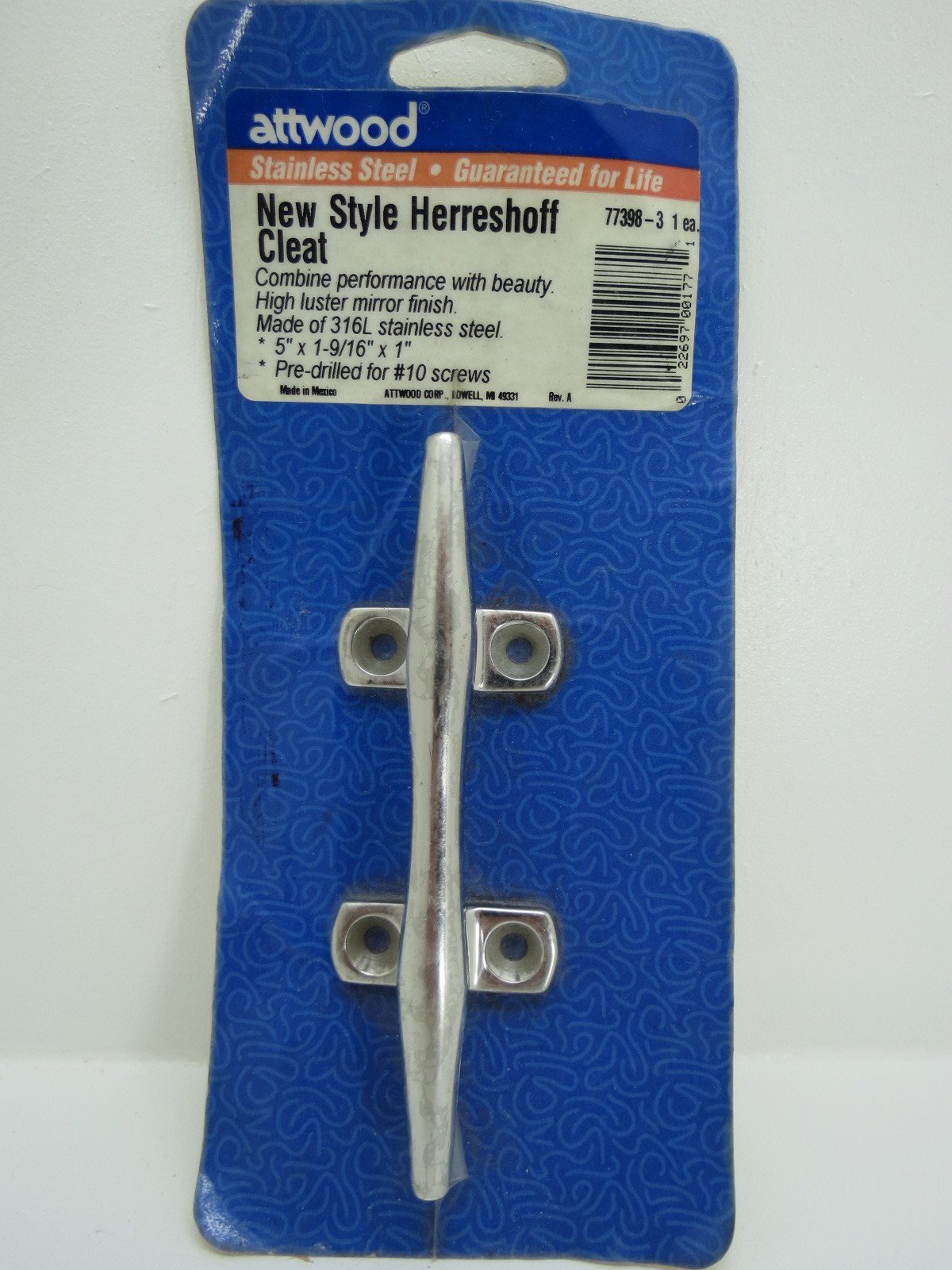 NEW 5 INCH SEADOG STAINLESS STEEL CLEAT NEW STYLE BOAT SAIL (D2B1984)