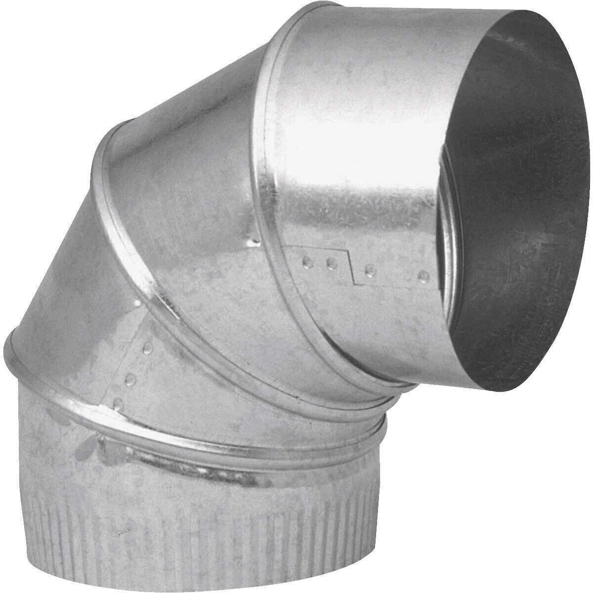 Imperial 8" 30Ga Galv Adj Elbow