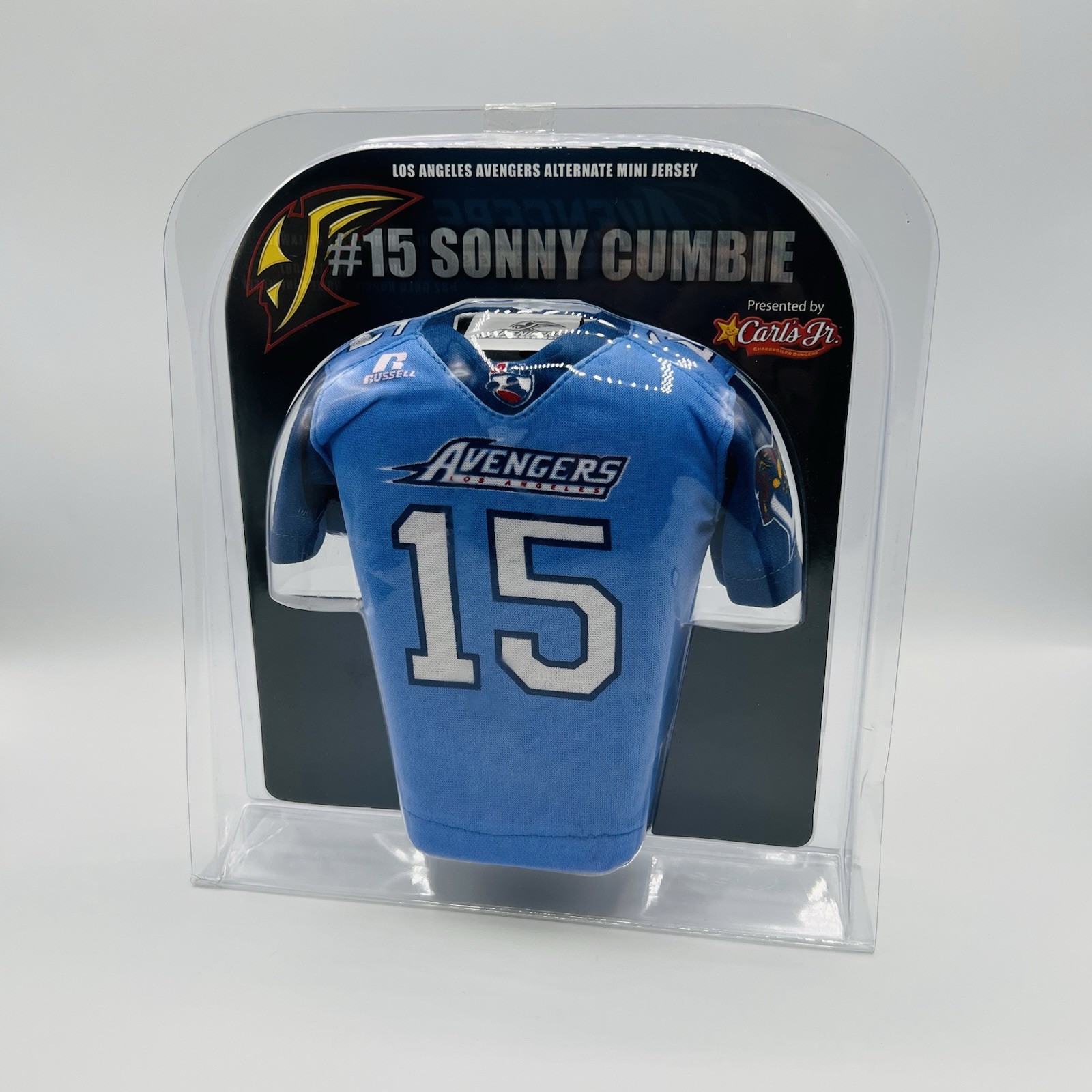 Los Angeles Avengers ALF Alternate Mini Jersey #15 Sonny Cumbie New In Box