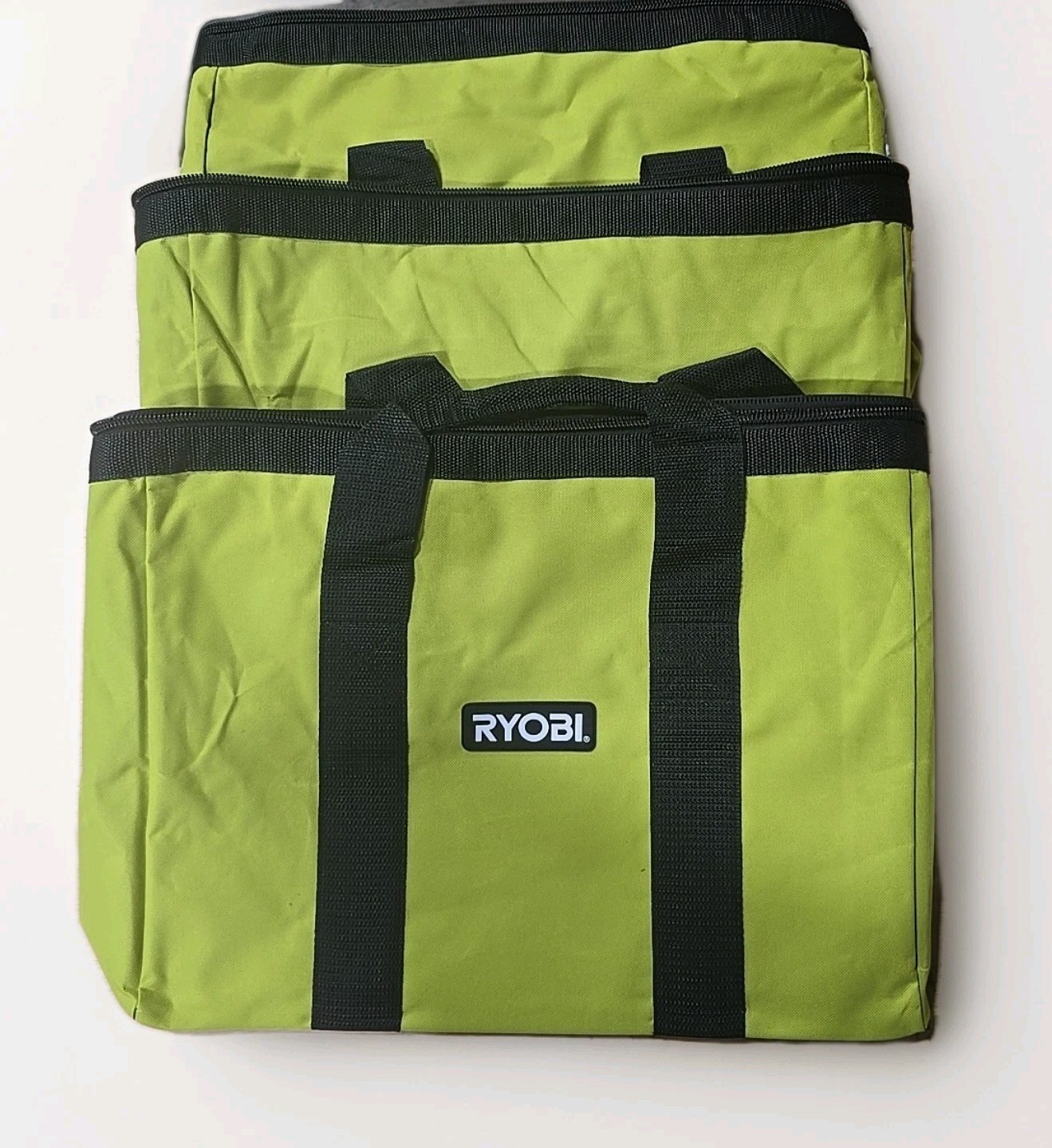 Ryobi Contractor Canvas Tool Bag  PACK OF 3 BAGS- Genuine NEW 18"x12"x10"