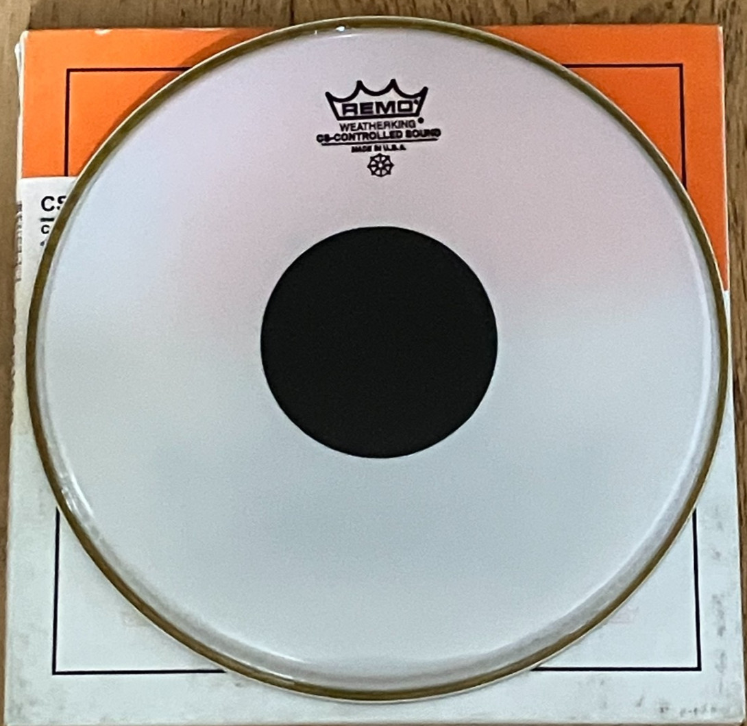New 10" Remo Controlled Sound Smooth White Drum Head