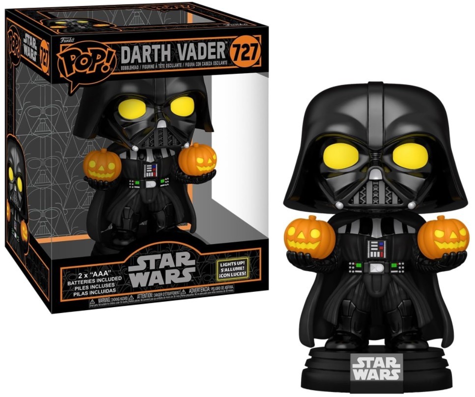 Darth Vader Halloween (Star Wars) Deluxe Light Up Funko Pop!