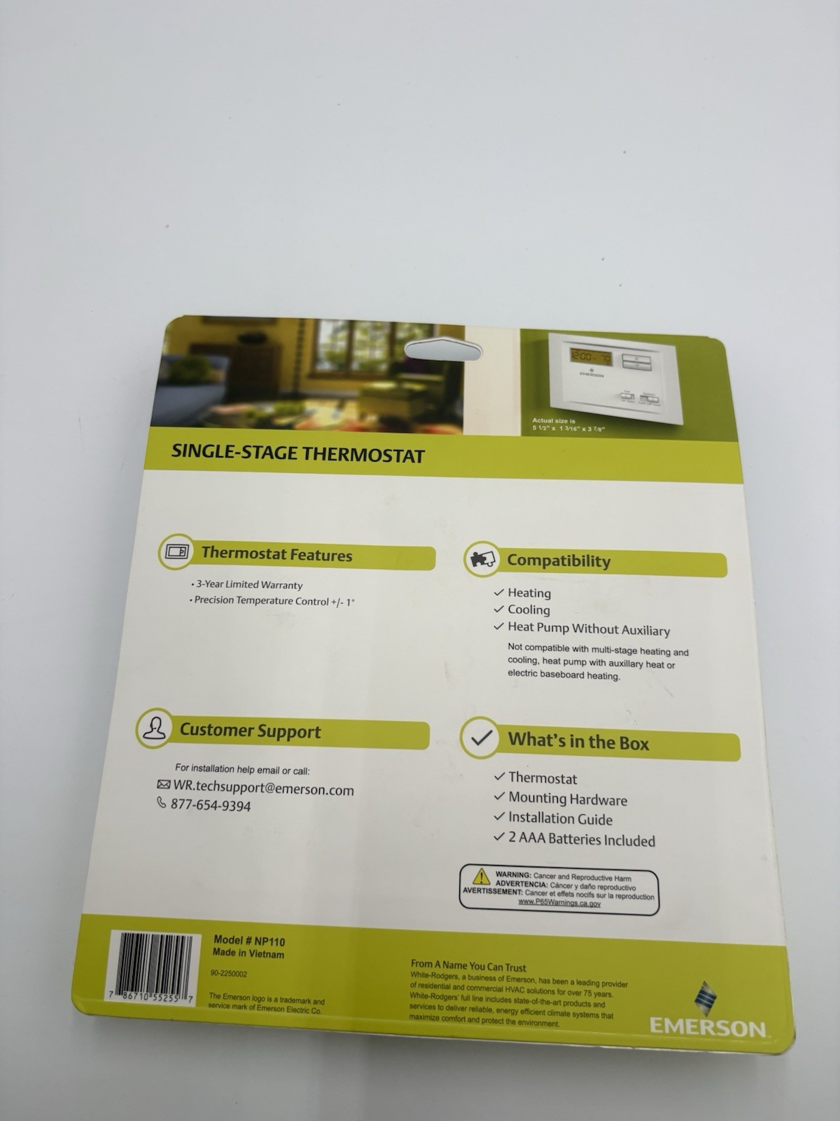 Thermostat White-Rodgers Non-programable Single-Stage-Never Used