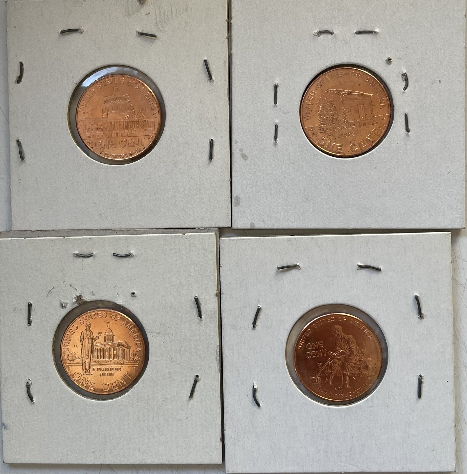 2009 P Lincoln 4 Coin Cent Set Uncirculated