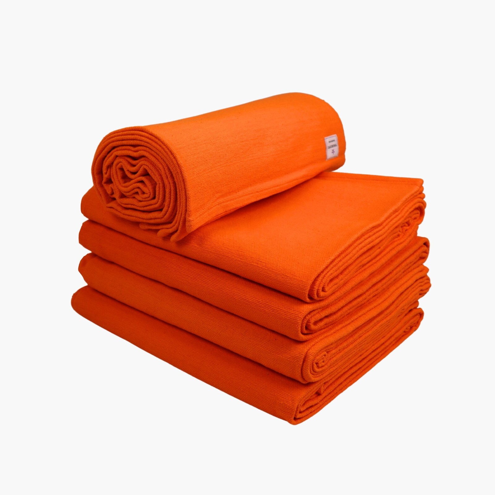 Iyengar Yoga Blanket Set of 5pc, Cotton Yoga Blankets Handwoven Rug Meditation