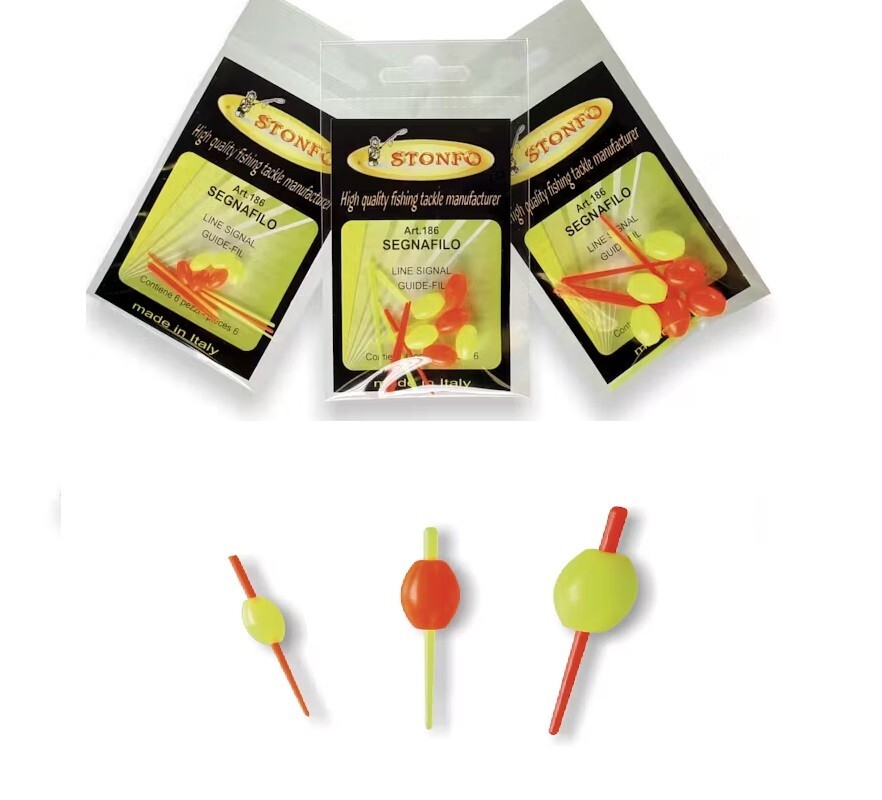 Stonfo Line signal Visual  in yellow red fluorescent colours 6 pack MEDIUM 186-2