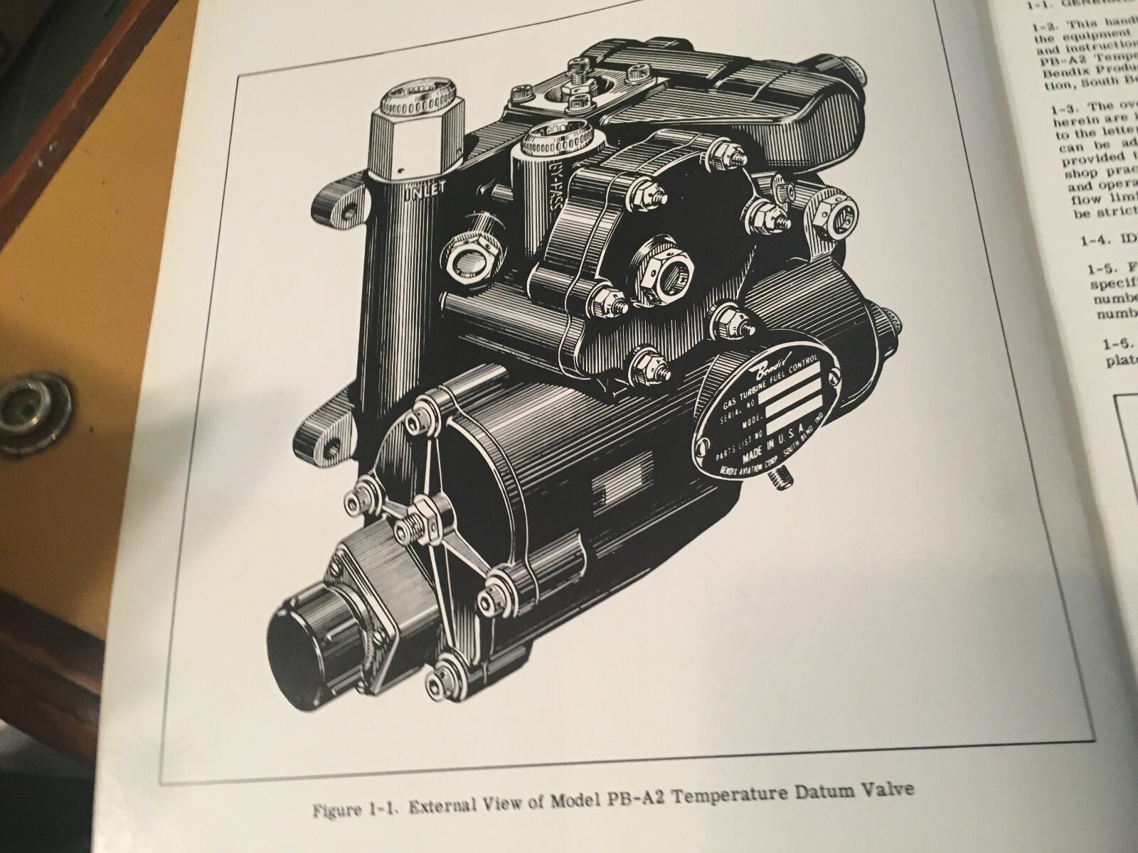 Bendix Temperature Datum Valve PB-A2 Overhaul Manual