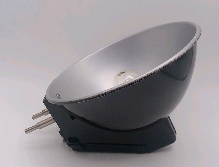Vintage 5" ANSCO Flash Holder Reflector for Ready Flash Camera~With One Bulb!