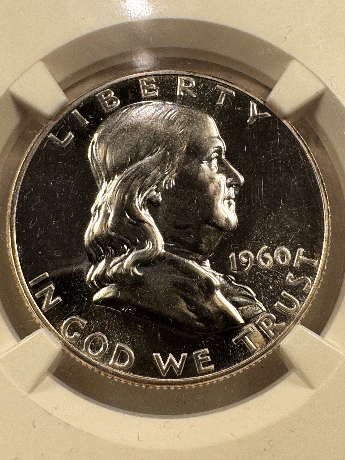 1960 50C NGC PF 67 Franklin Half Dollar