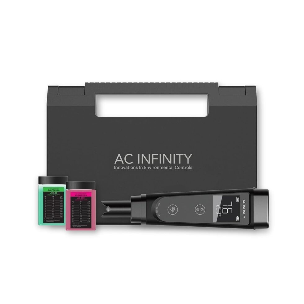 AC Infinity pH Meter High Precision Digital Hydroponics Plant Breeding