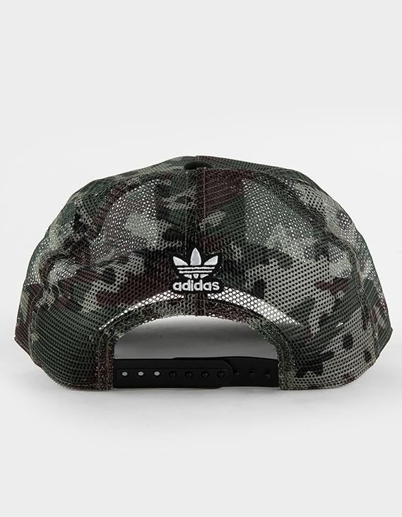 Adidas Men's U Worldwide Full Mesh Trucker Hat Og Street Camo One Size New
