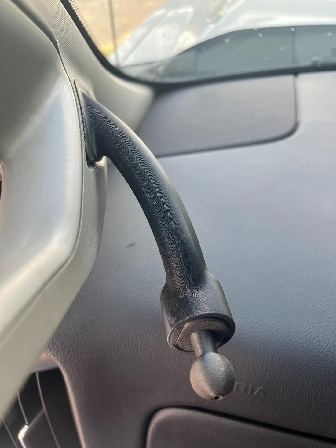 Custom phone mount for Silverado 2015-2019 2500 3500 grab handle only