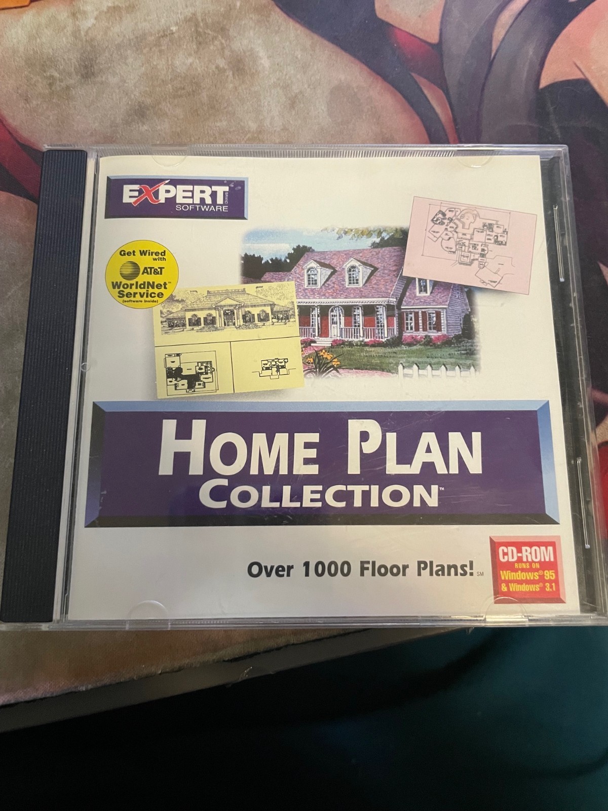 Expert Home Plan Collection CD-ROM Software for Windows, complete with case