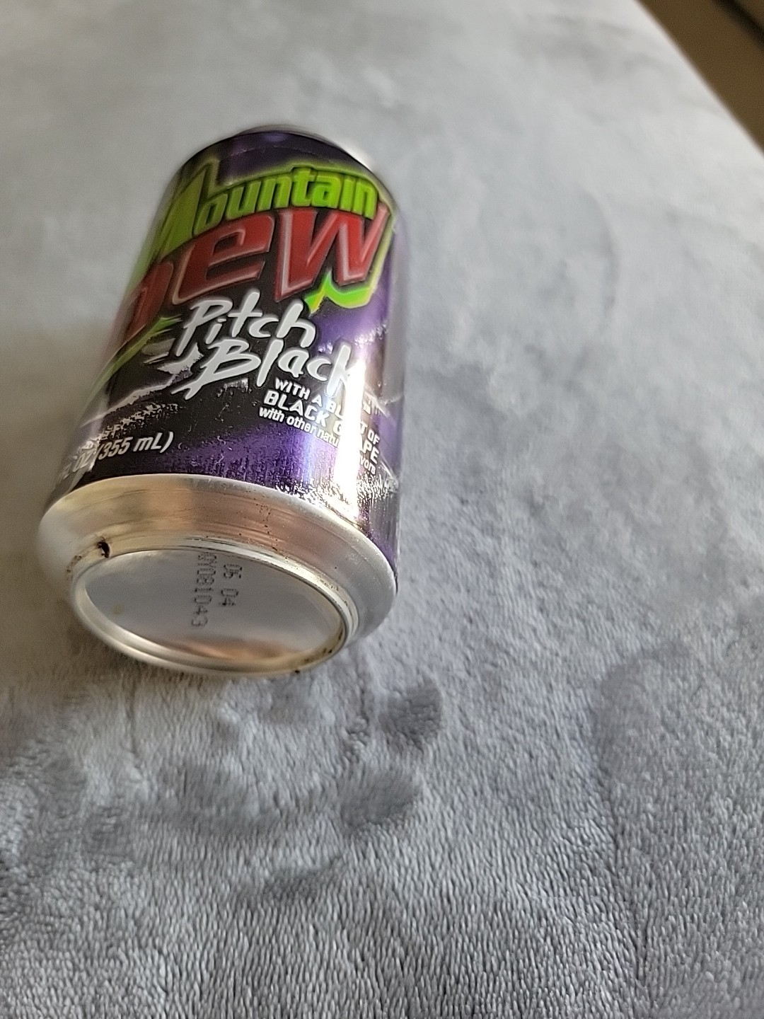 Mountain Dew Pitch Black Can - Limited Edition - Pop-top Unopened empty can
