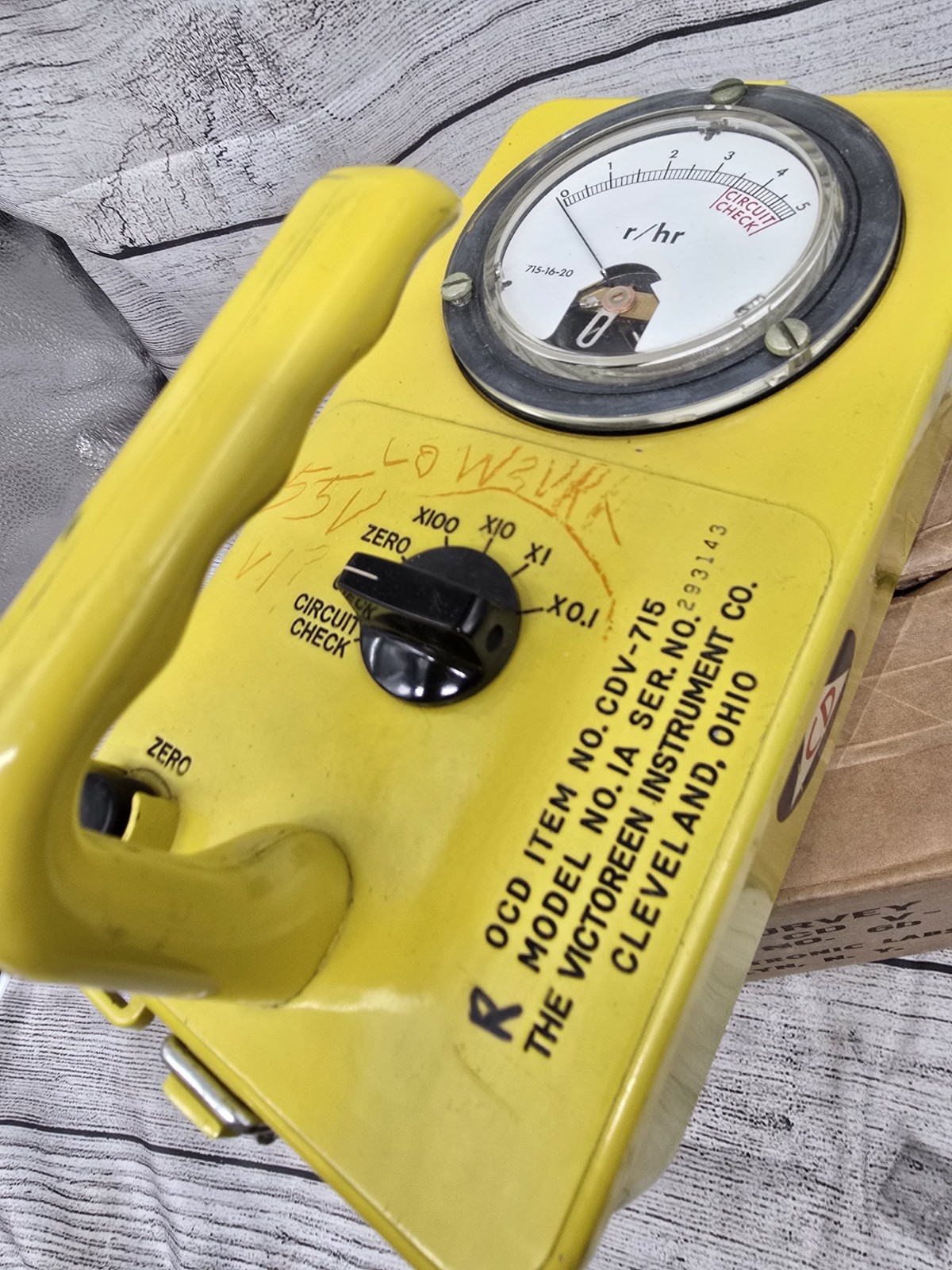 Non-Working, Lionel CD V-700 Model 6b Geiger Counter
