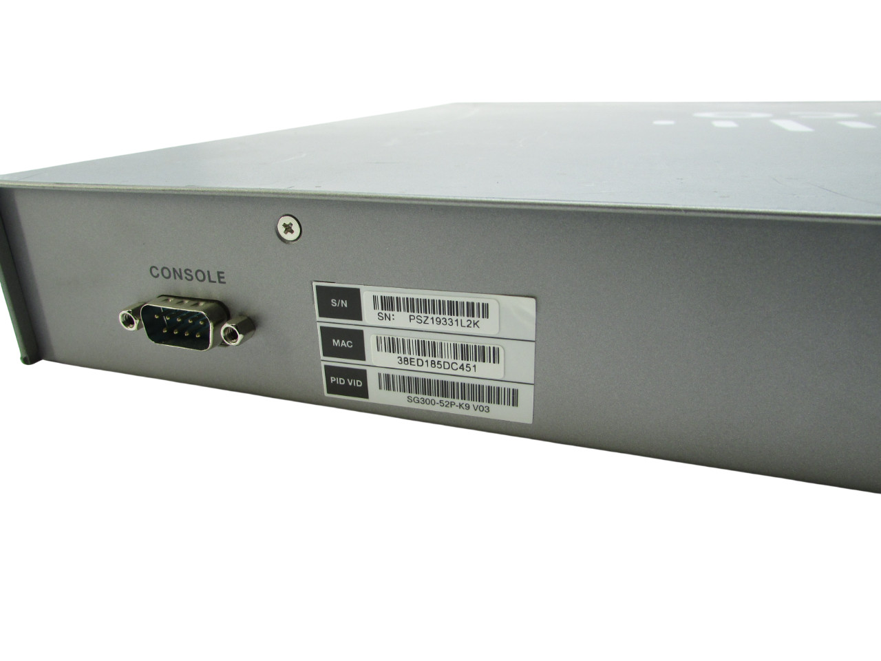 Cisco SG300-52P-K9 SG300-52P 52 Port Gigabit PoE Switch No Rack Ears