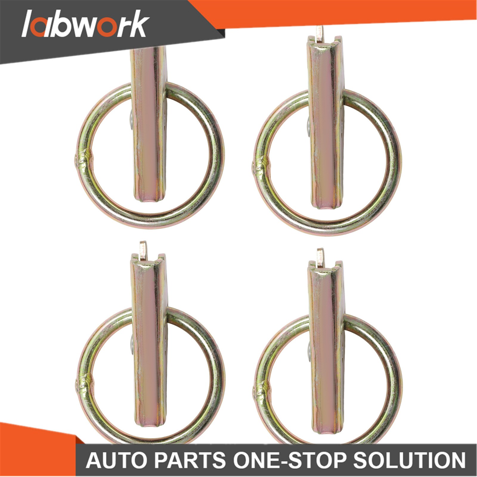Labwork 14 Pack 1' E Track Tie Down Rail Kit Powder Coated Black Flexible