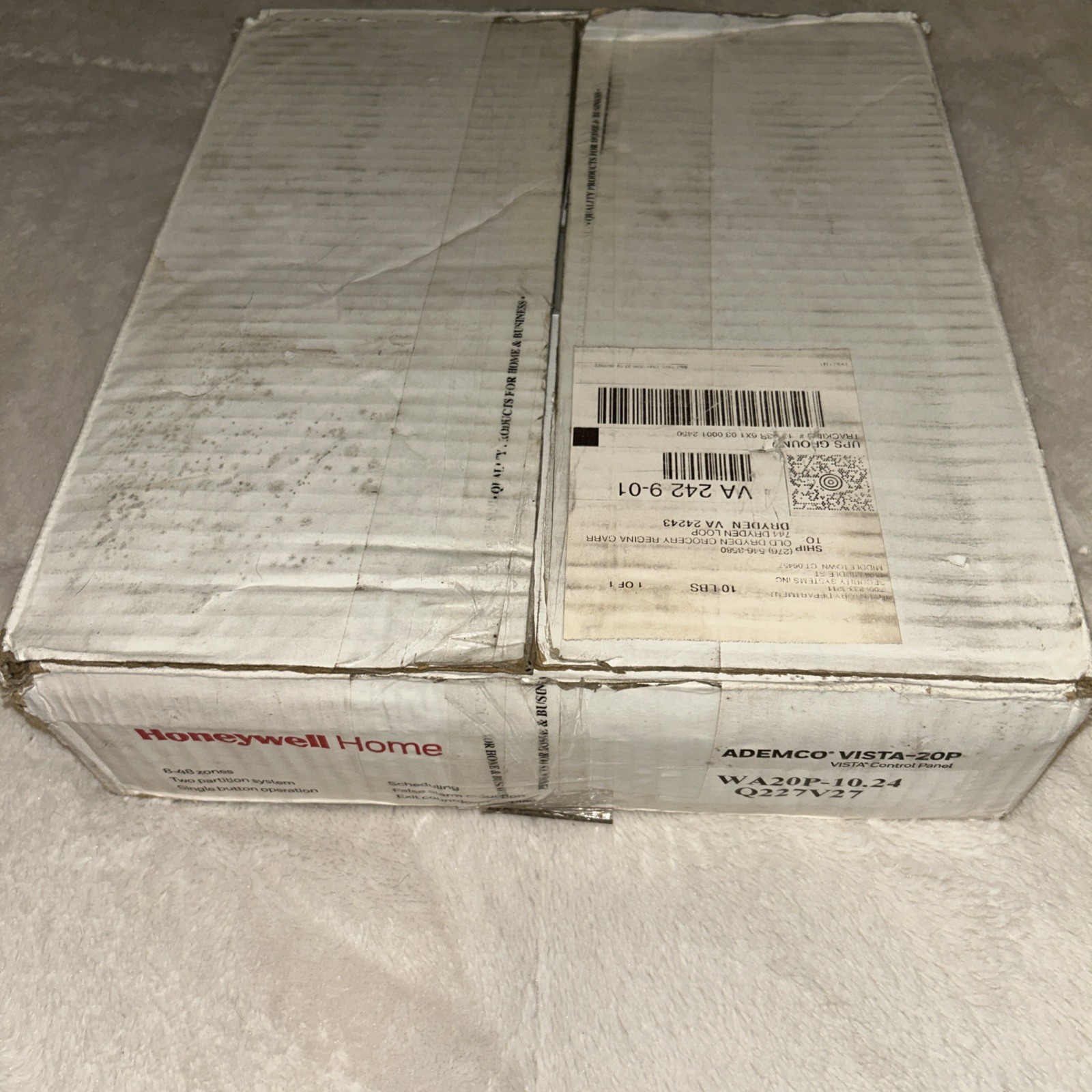 VISTA 20P Ademco Control Panel  PCB in Aluminum Enclosure New NIB