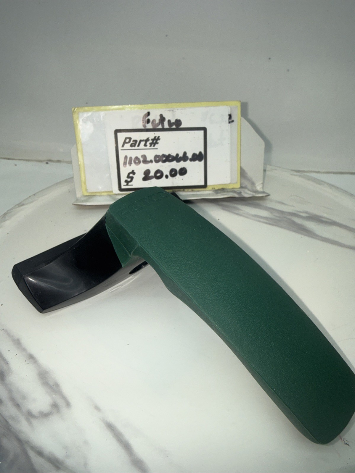 (NEW) Fetco Green Brew Basket Handle w/ Magnet        Part #  1102.00066.00