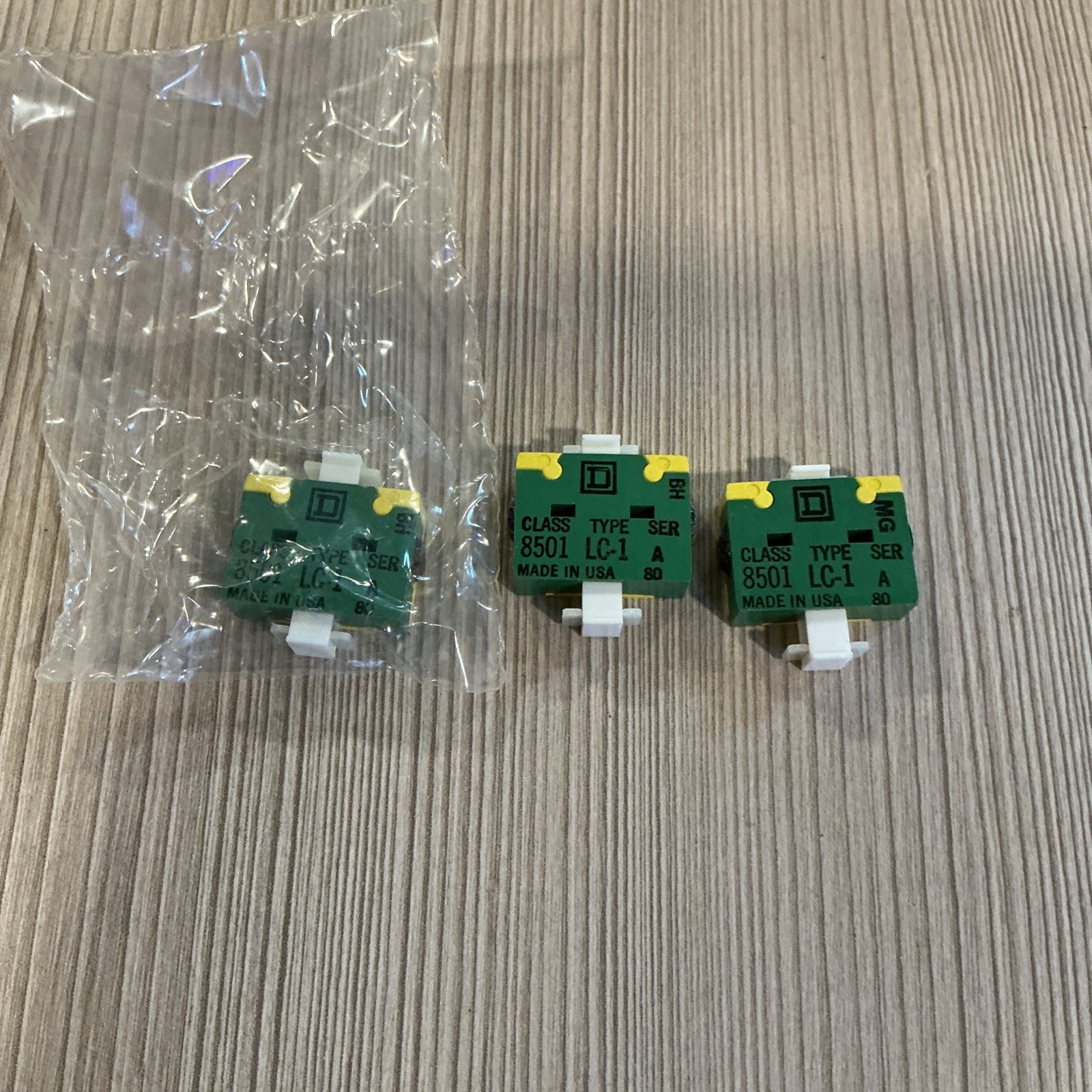 Square D 8501 LC-1 Contact Cartridge Series A, Lot of 4
