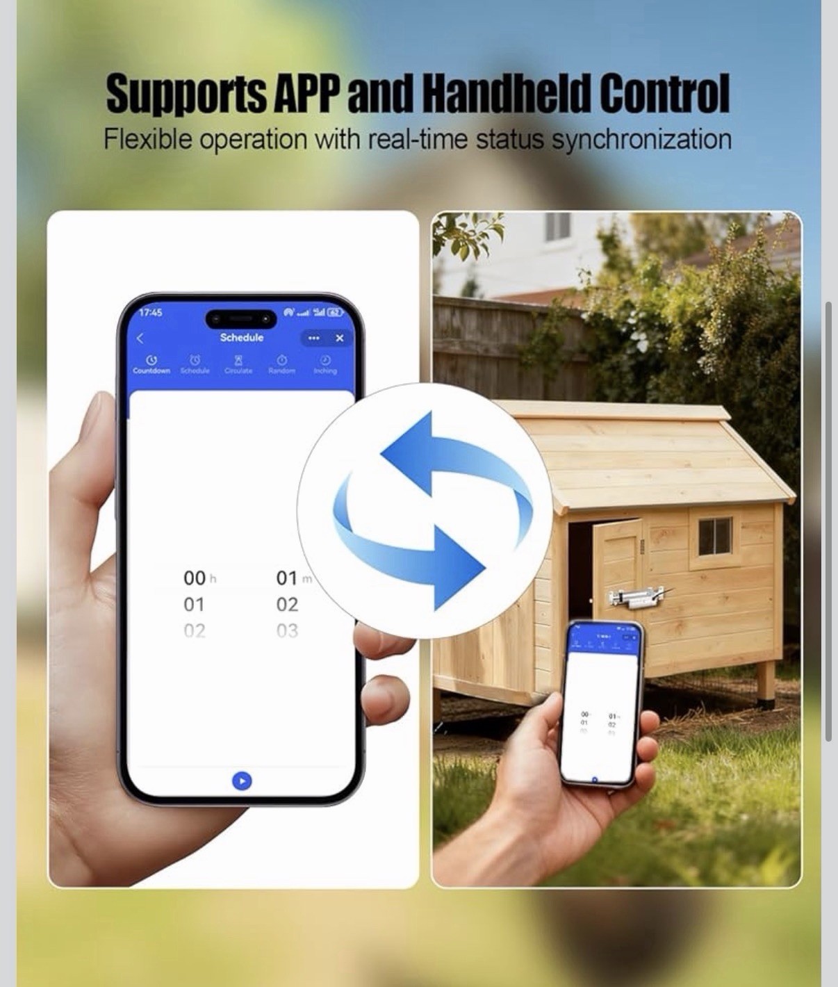 Smart Chicken Coop Door Opener with Timer