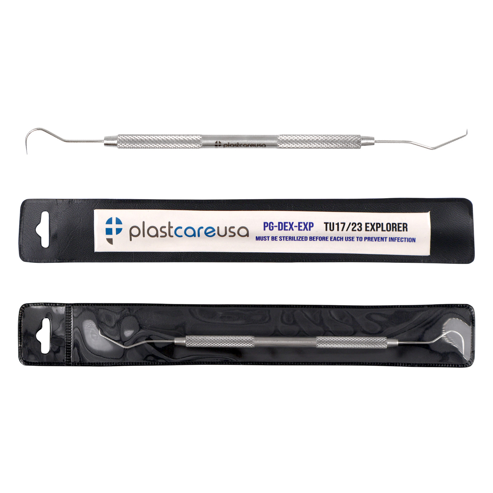 Dental Explorer TU17/23 German Steel Double Ended Diagnostic Instrument