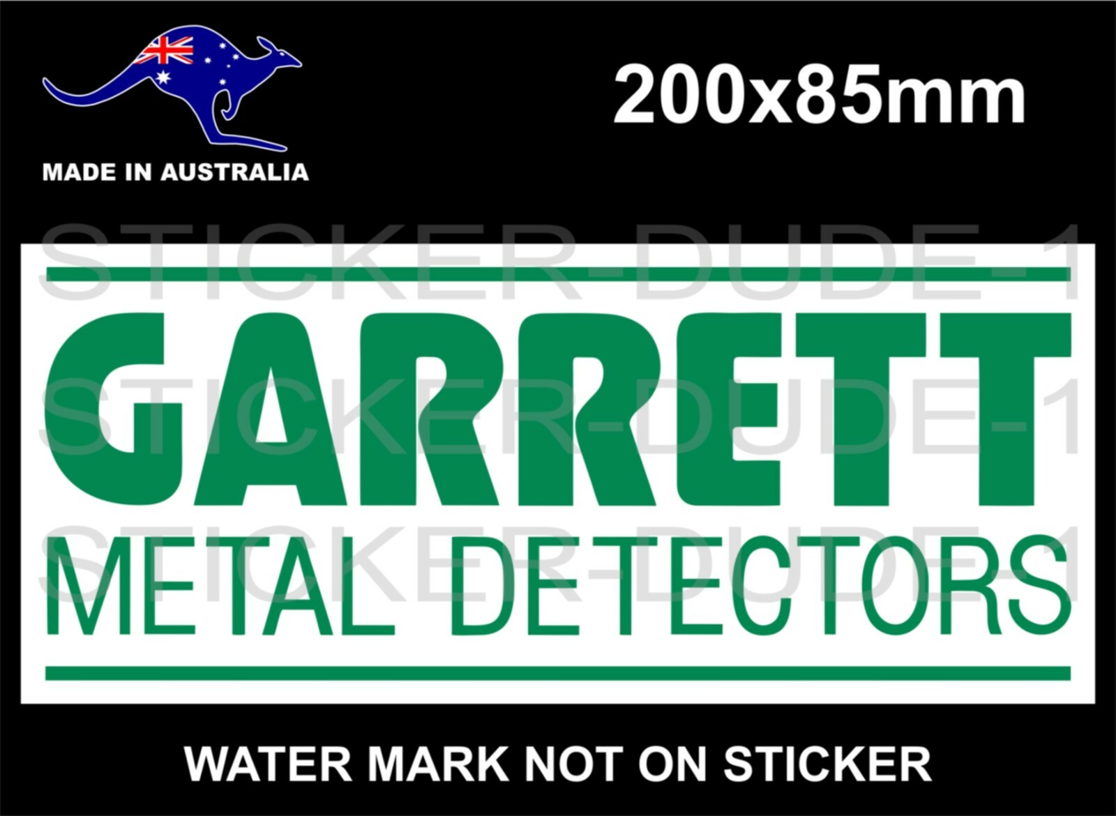 GARRETT METAL DETECTOR STICKER
