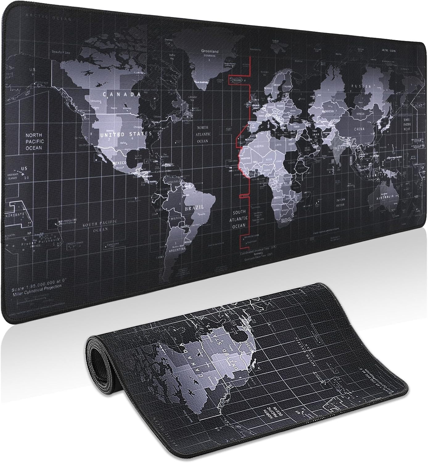31.5" X 11.8" Japanese Night Gaming Mouse Pad,Cherry Blossoms Mouse Pad Non-Slip