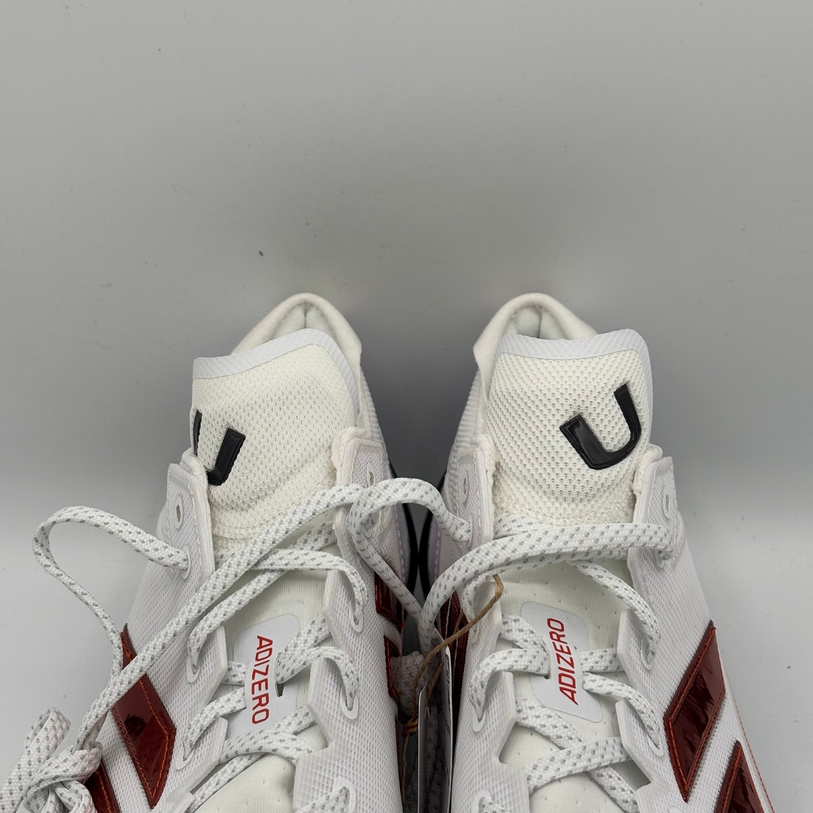 Adidas SM Adizero Electric Men’s Size 12 Team White Miami Hurricane PE JH9191