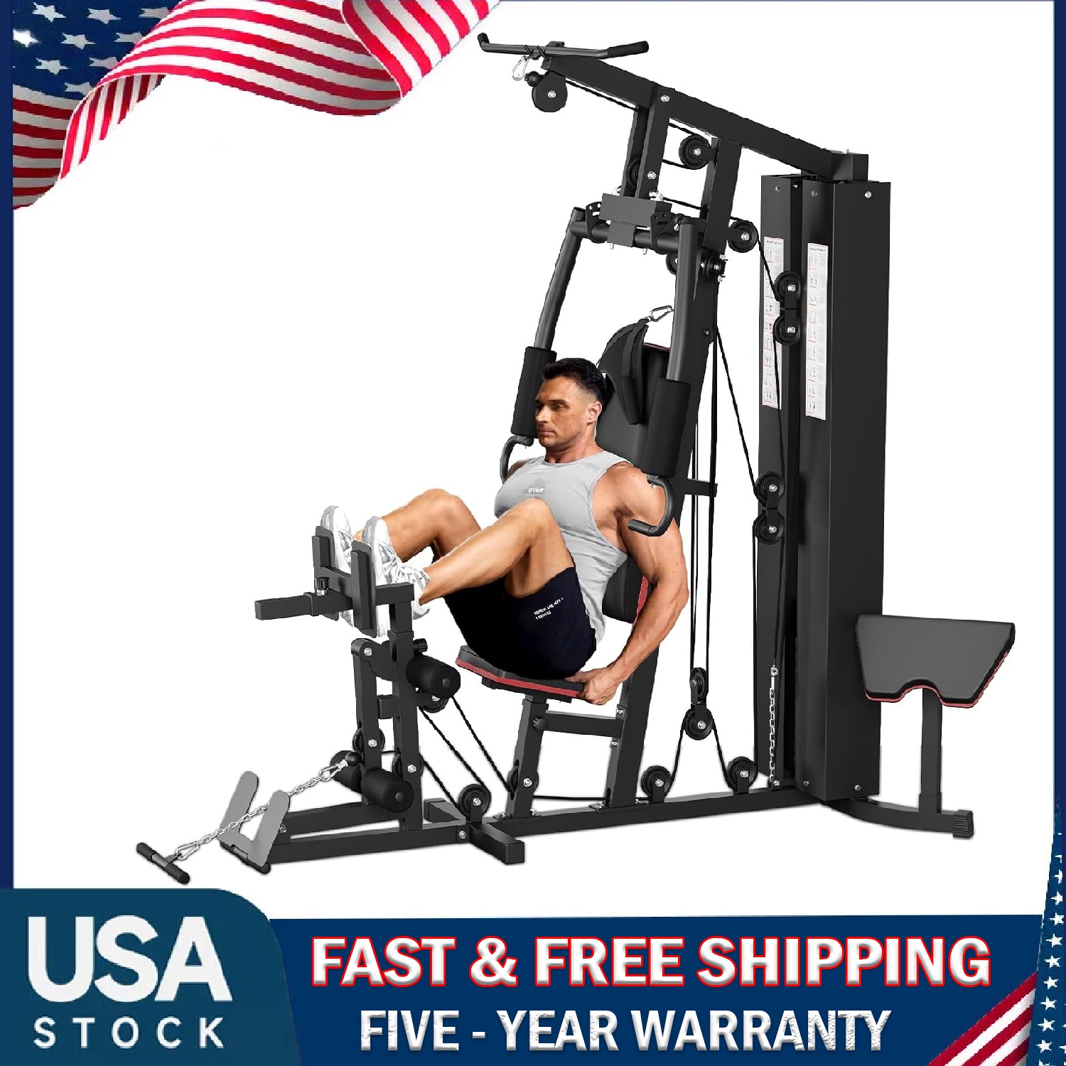 Multifunctional Workout Machine Home Gym Equipment Full Body ,Training Station