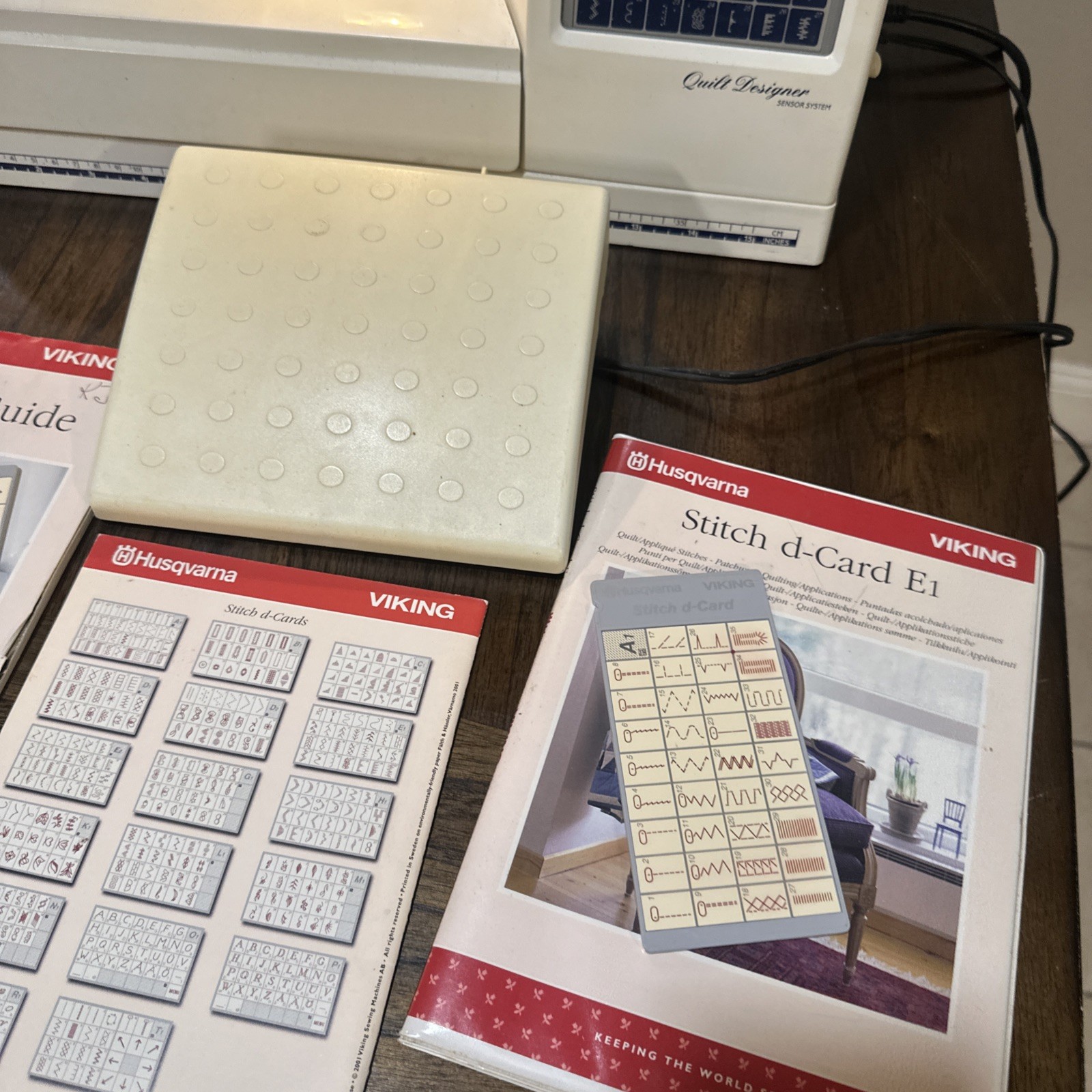 Husqvarna Viking Quilt Designer Computerized Sewing Machine Not Tested
